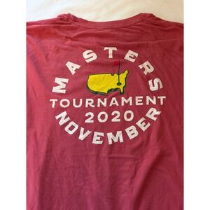 Masters Tournament 2020 November Long Sleeve T-Shirt Pink Large Covid